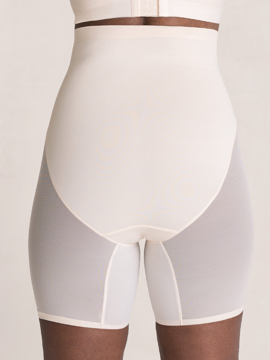 Shapermint Everyday Empower High-Waisted Mesh Shaper Shorts