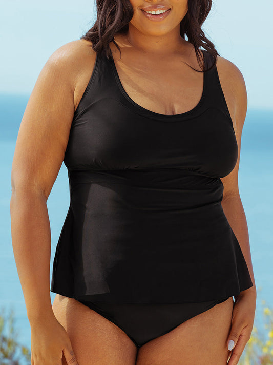 Shapermint Adjustable Strap Wire Free Tankini