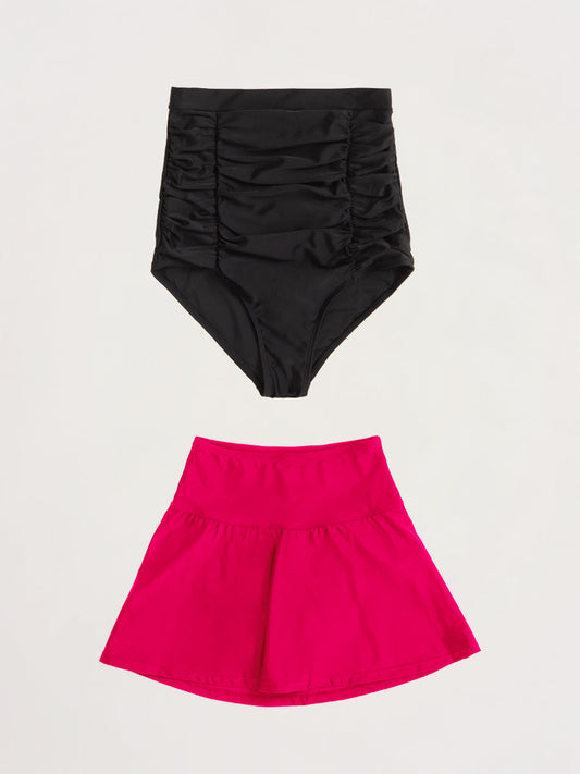 Bundle Shapermint - 1 Bikini Bottom + 1 Swim Skirt