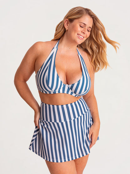 Bundle Shapermint - 1 Halter Bikini Top + 1 Swim Skirt