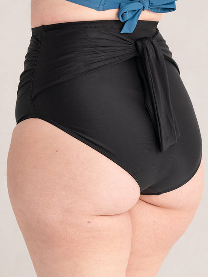 Shapermint High-Waisted Tie Belt Swim Bottom