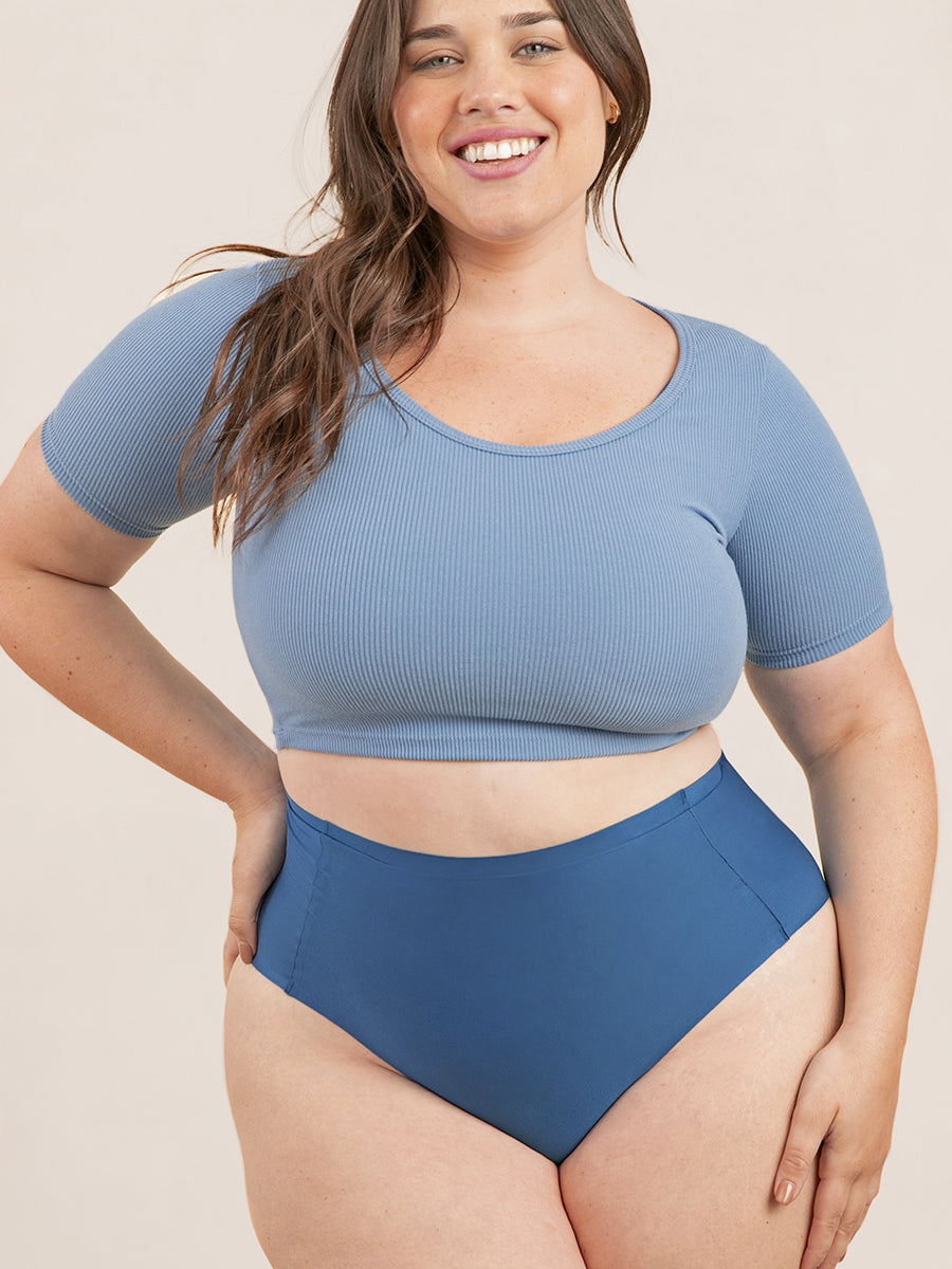 Truekind® Seamless Stretch Mid-Waist Brief