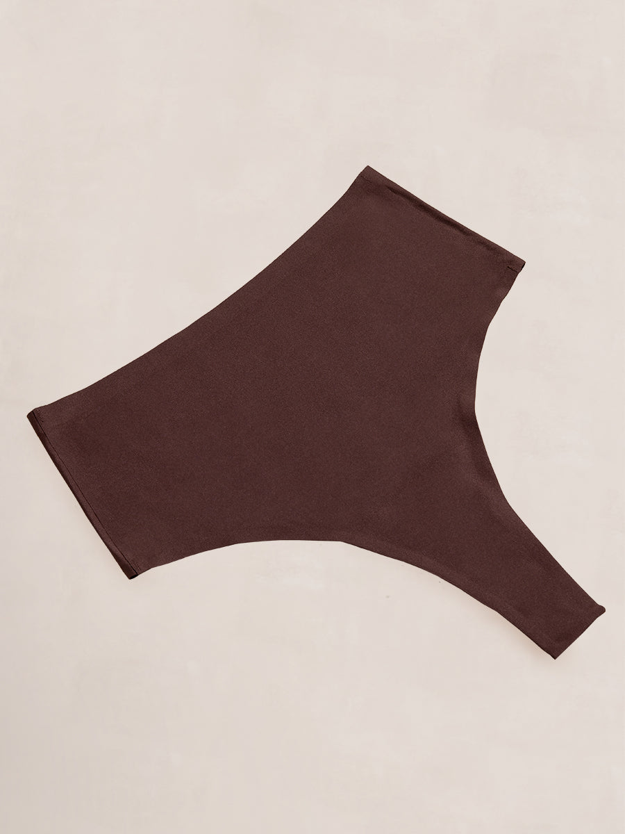 Truekind® Seamless Stretch Mid-Waist Thong
